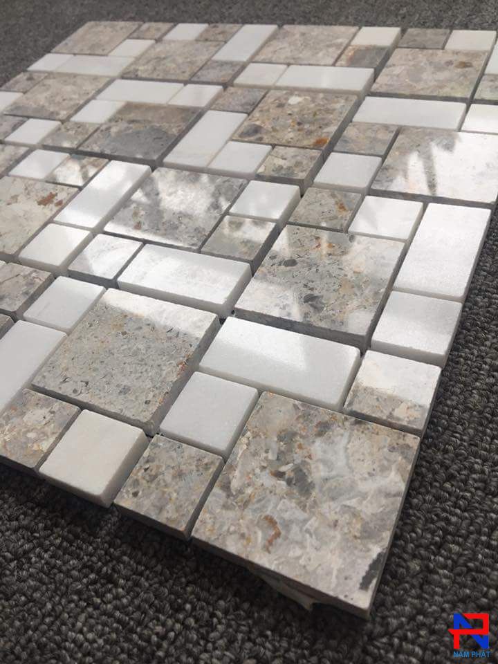 Đá Mosaic Trang Trí Chíp 48x48mm DMNP195