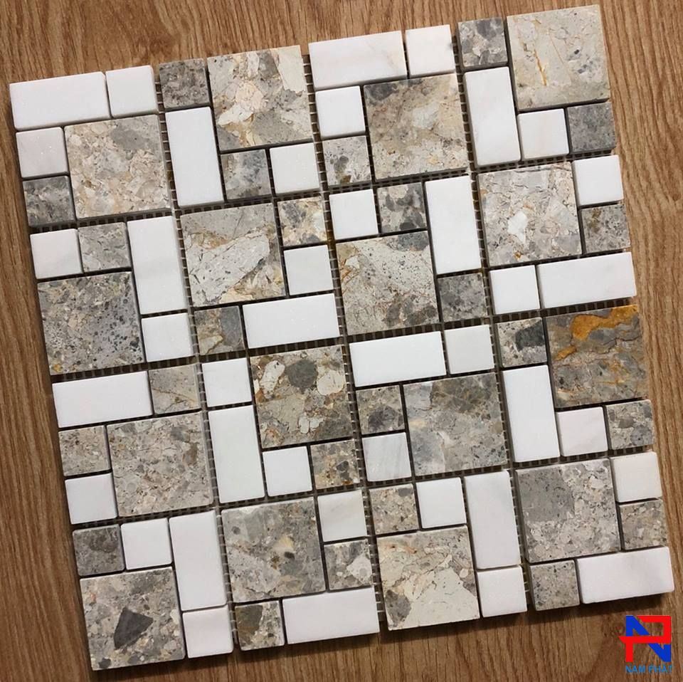Đá Mosaic Trang Trí Chíp 48x48mm DMNP199