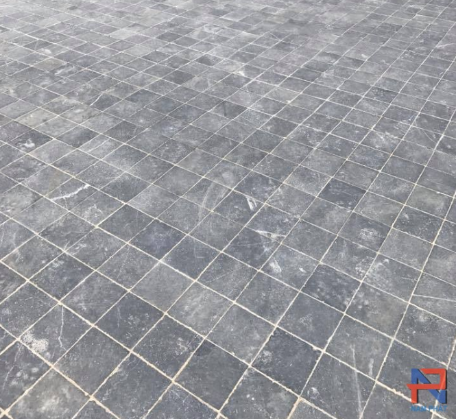 Sân vườn sử dụng đá mài giả cổ