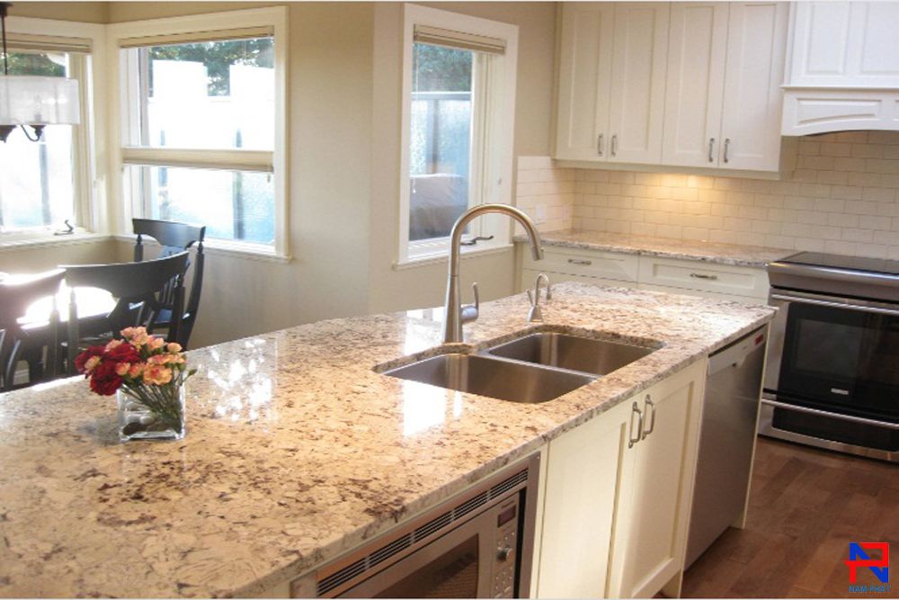 Đá Tự Nhiên Granite  Alaska WhiteA ​​G028