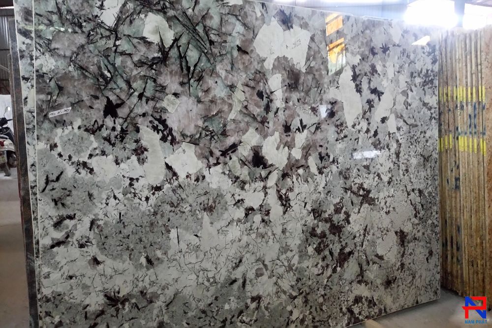 Đá Tự Nhiên Granite Tourmaline WhiteA ​​G034
