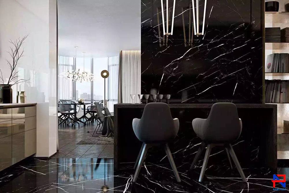 Đá Tự Nhiên Marble Nero Marquina M020