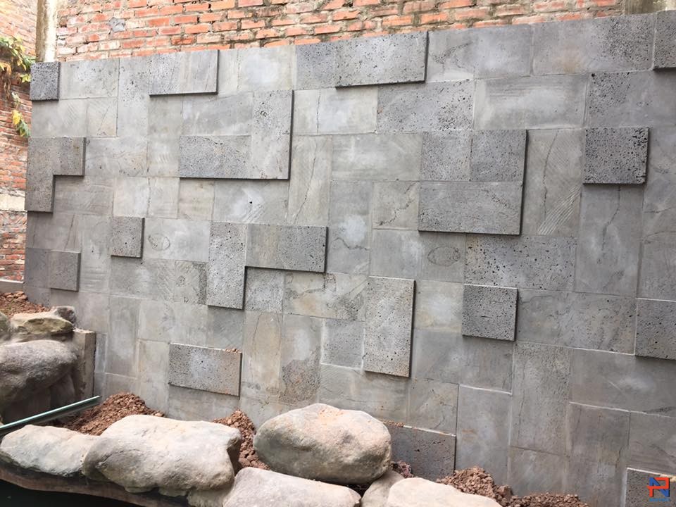 đá ong ốp tường 3d