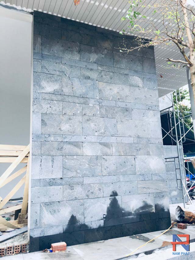 Trang trí mặt tiền bằng đá tự nhiên