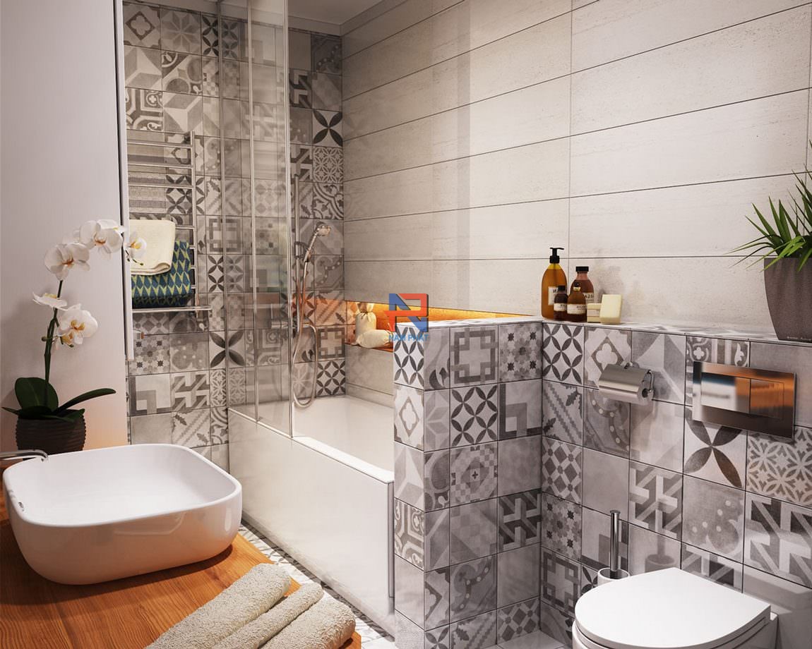 Gạch Ốp Nhà Tắm Đẹp PTT09