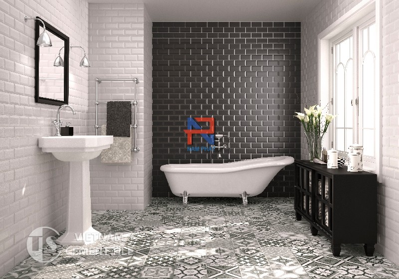 Gạch Ốp Nhà Tắm Đẹp PTT16