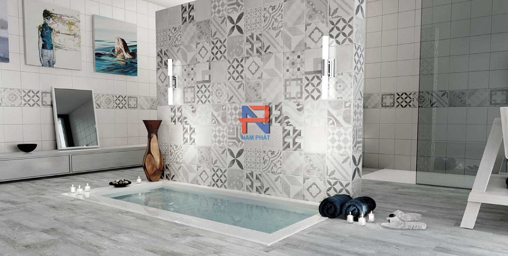 Gạch Ốp Nhà Tắm Đẹp PTT19