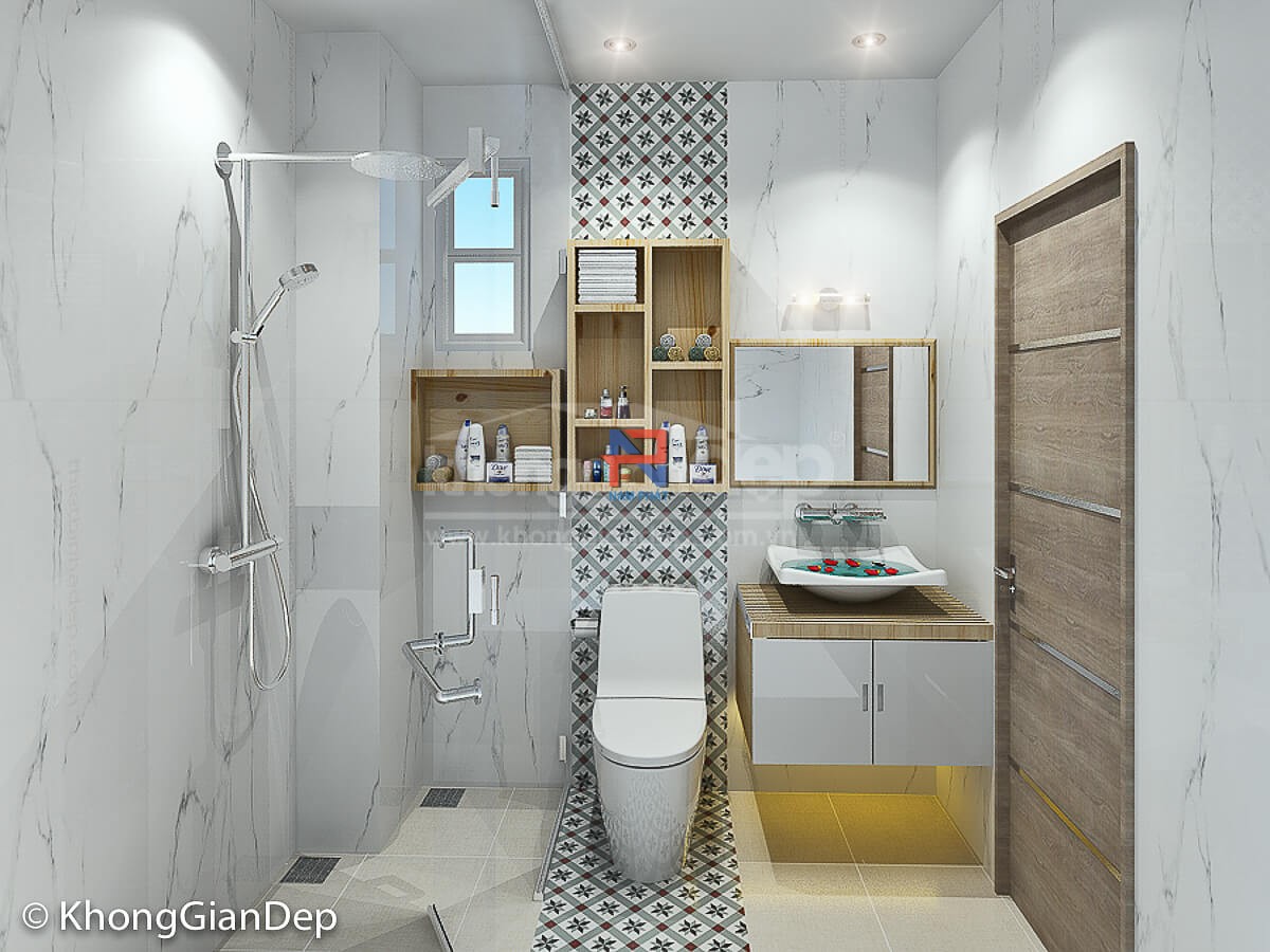 Gạch Ốp Nhà Tắm Đẹp PTT22