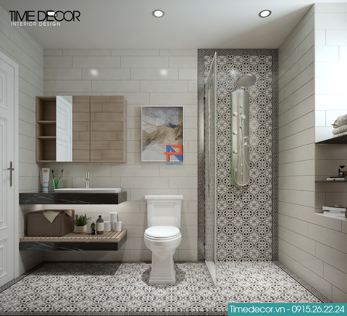 Sự Kết Hợp Độc Đáo Giữ Gạch Thẻ Và Gạch Trang Trí Khác