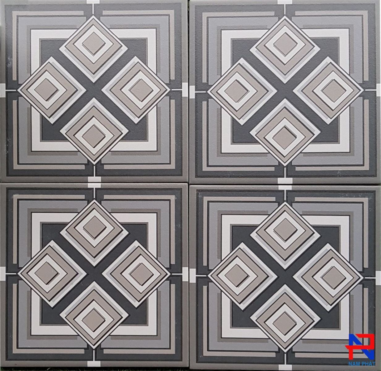 Gạch bông men 20x20 (cm) NPGBM025