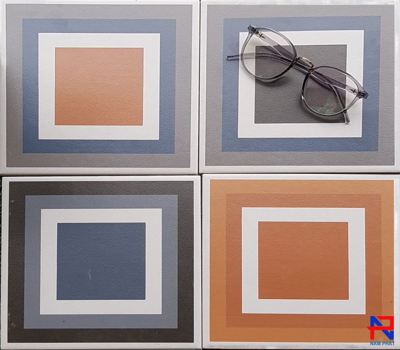 Gạch bông men 20x20 (cm) NPGBM030