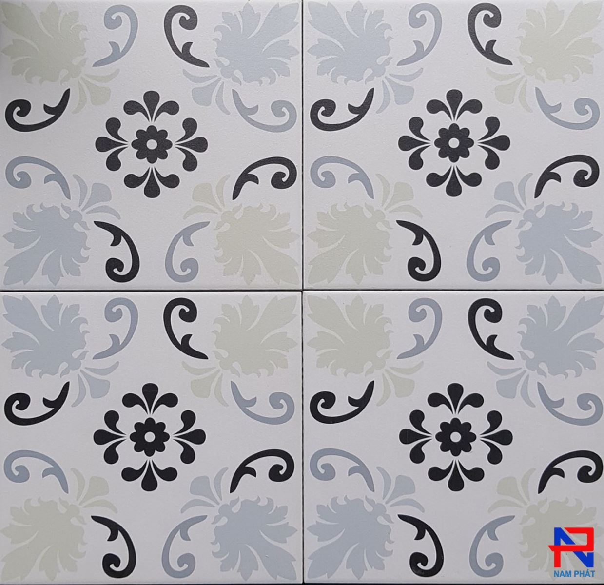 Gạch bông men 20x20 (cm) NPGBM042