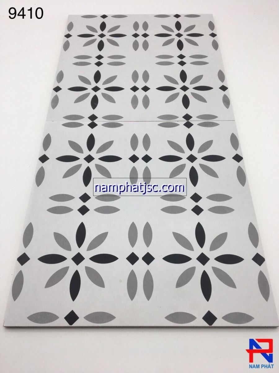 Gạch bông men 30x30 (cm) bán sứ NPGBM9410