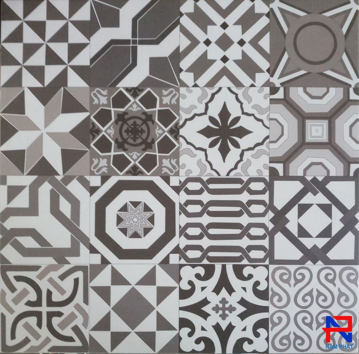 Gạch bông men 60x60 (cm) NPGBM24