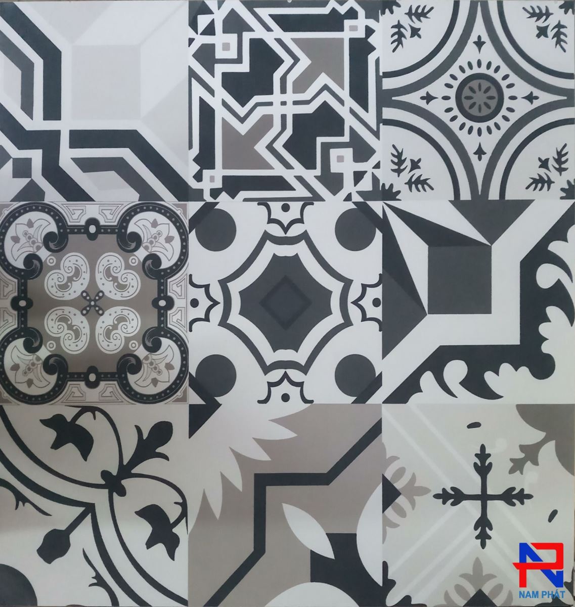 Gạch bông men 60x60 (cm) NPGBM16
