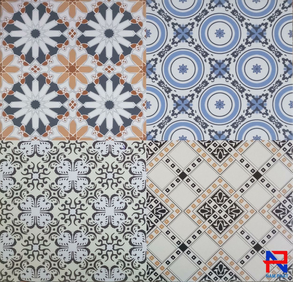 Gạch bông men 60x60 (cm) NPGBM18
