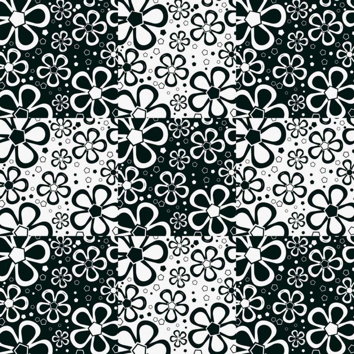 Gạch bông men 60x60 (cm) NPGBM09