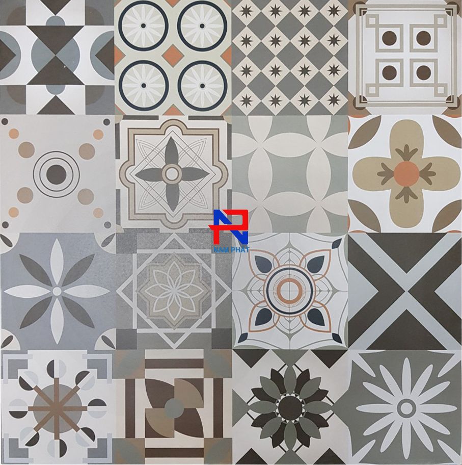 Gạch bông men 60x60 (cm) NPGBM29