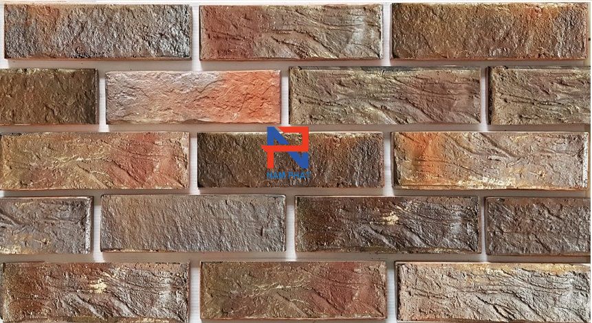 Gạch giả cổ VPG042 Nâu - Đen