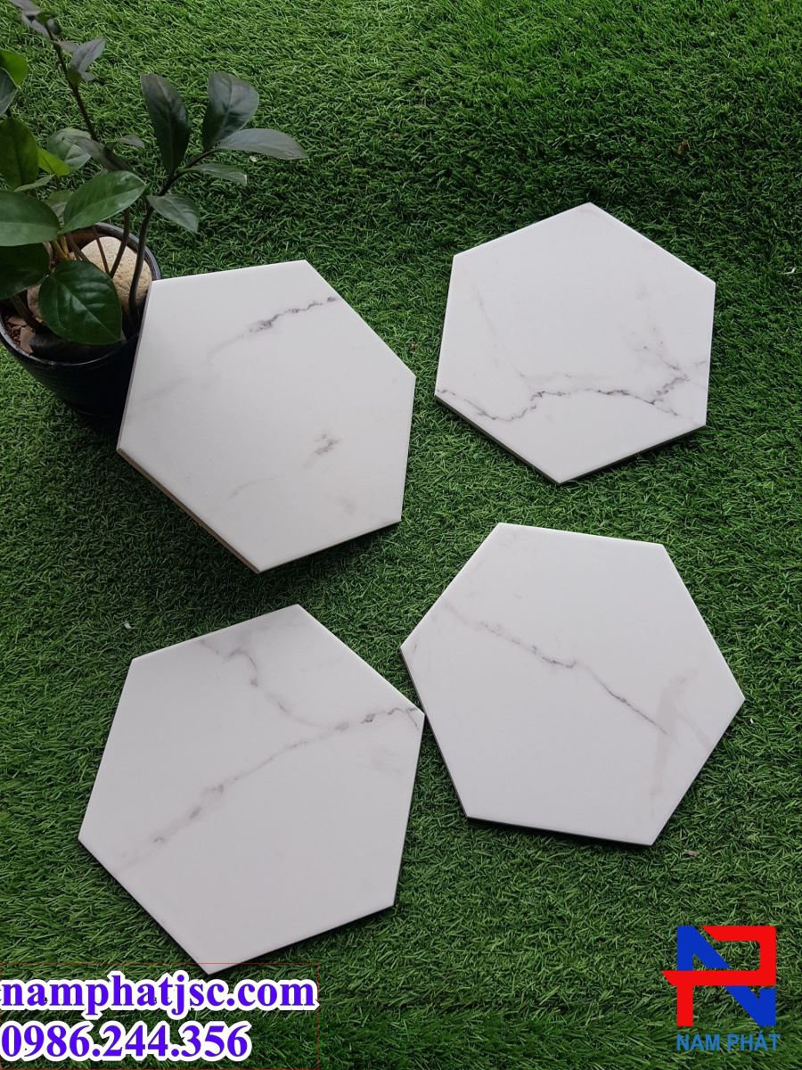 Gạch lục giác - Gạch bông men lục giác 