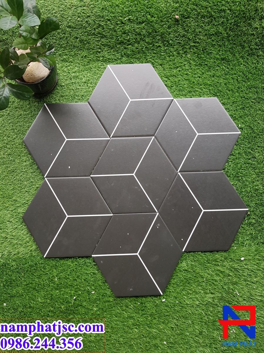 Gạch lục giác - Gạch bông men lục giác 
