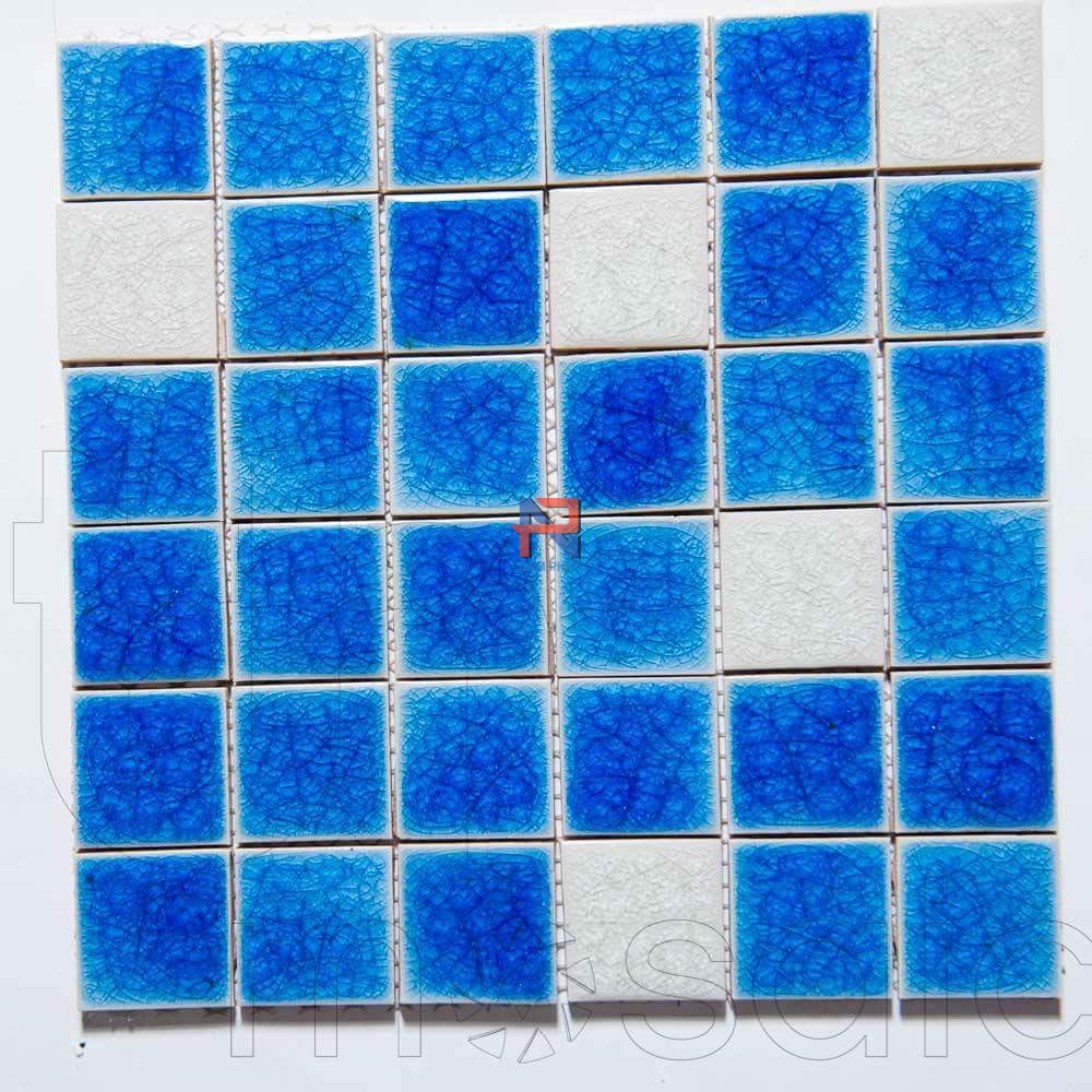 Gạch Mosaic Gốm Rạn Đơn Màu 48x48mm MGRD48010