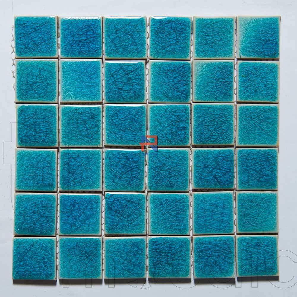 Gạch Mosaic Gốm Rạn Đơn Màu 48x48mm MGRD48011