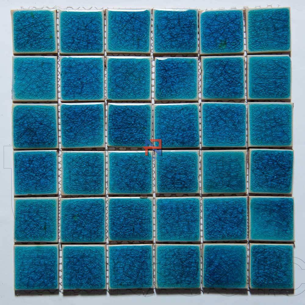 Gạch Mosaic Gốm Rạn Đơn Màu 48x48mm MGRD48014
