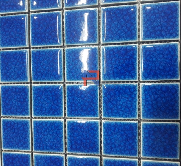 Gạch Mosaic Gốm Rạn Đơn Màu 48x48mm MGRD48020