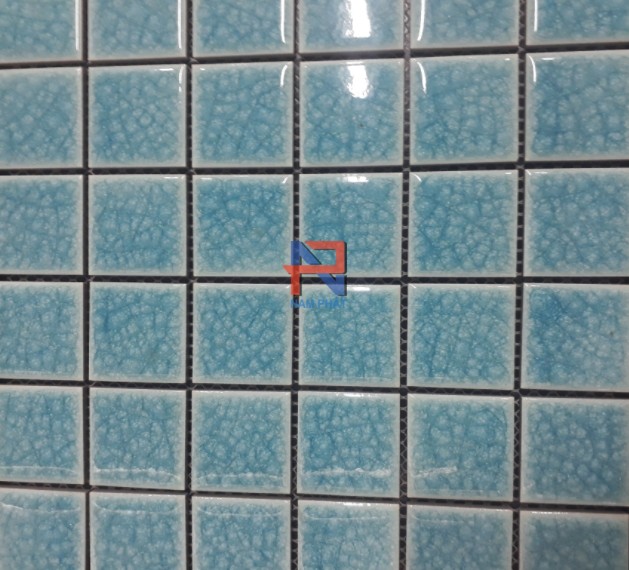 Gạch Mosaic Gốm Rạn Đơn Màu 48x48mm MGRD48021