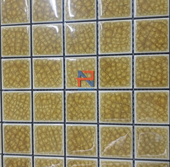 Gạch Mosaic Gốm Rạn Đơn Màu 48x48mm MGRD48022