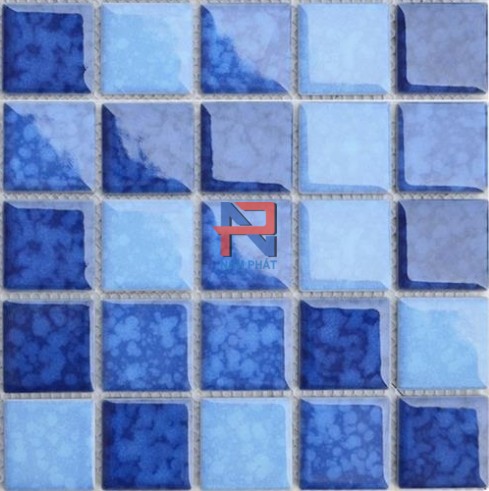 Gạch Mosaic Gốm Rạn Trộn Màu 48x48mm MGRT48011