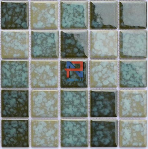 Gạch Mosaic Gốm Rạn Trộn Màu 48x48mm MGRT48010