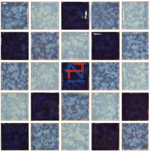 Gạch Mosaic Gốm Rạn Trộn Màu 48x48mm MGRT48006