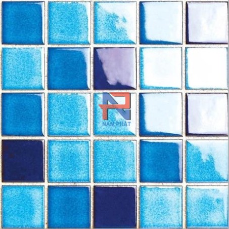 Gạch Mosaic Gốm Trộn Màu 48x48mm MGT48005