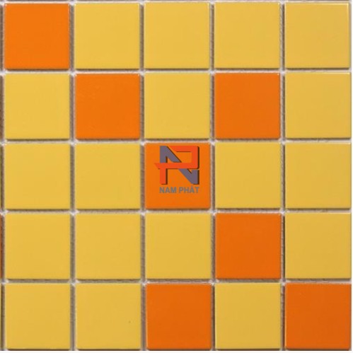 Gạch Mosaic Gốm Trộn Màu 48x48mm MGT48017