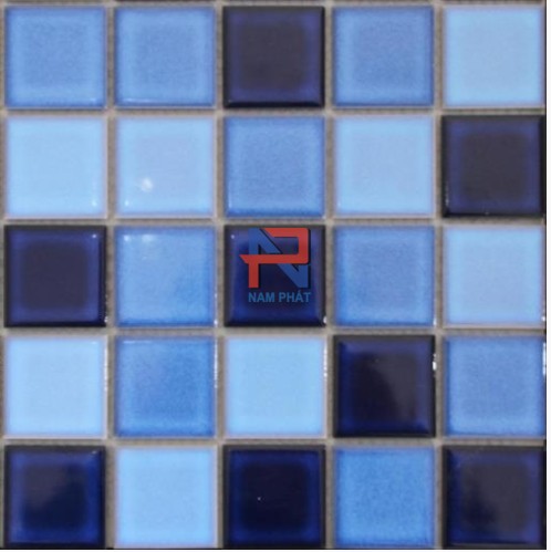 Gạch Mosaic Gốm Trộn Màu 48x48mm MGT48018
