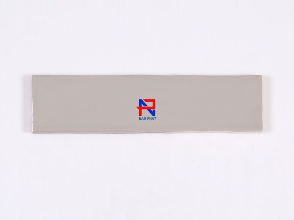 Gạch Thẻ Ceramic 75x300 mm Sóng Xám Nhạt Bóng