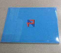 Gạch thẻ kích thước 200x200 mm xanh da trời bóng