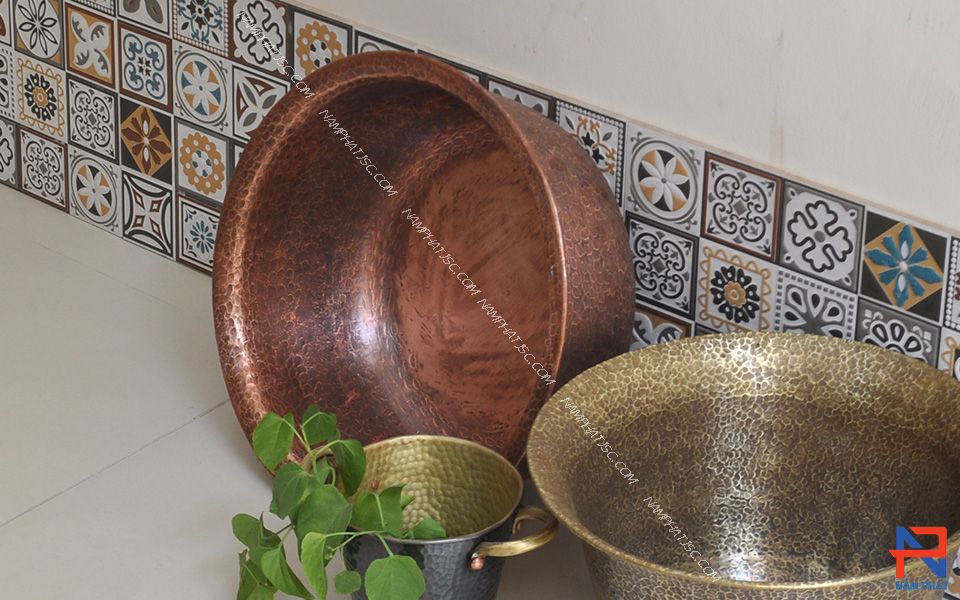 Lavabo Bằng Đồng Thau NPLD001