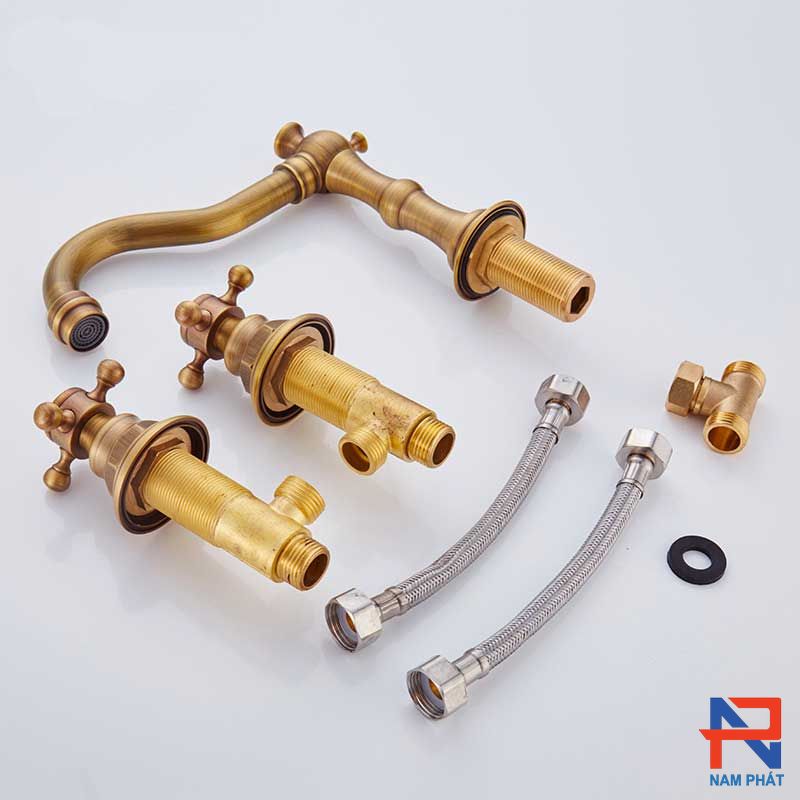 lavabo đồng thau