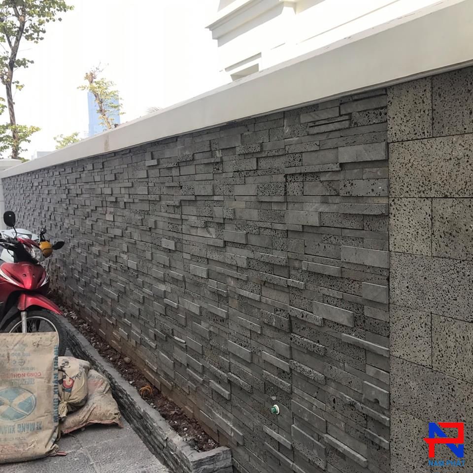 Các Cách Ốp Tường Bằng Đá Óng Xám Không Không Gian Khác Biệt