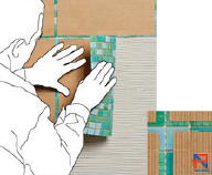 hướng dẫn cách thi công gạch mosaic