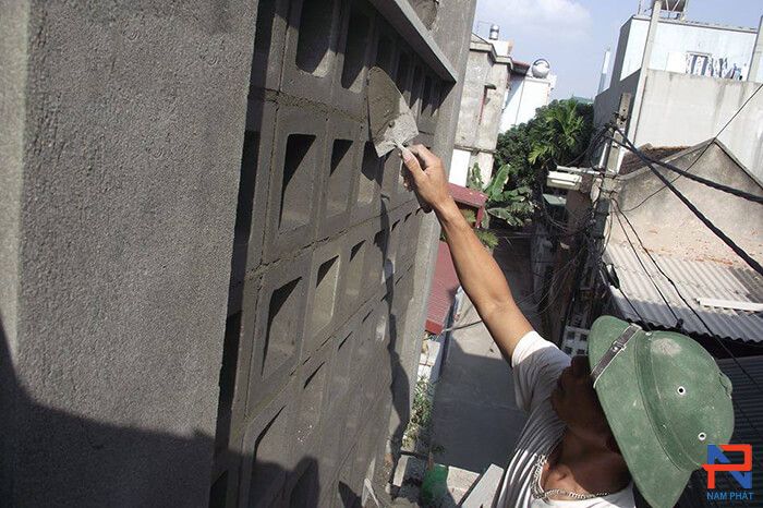 hướng dẫn thi công gạch thông gió