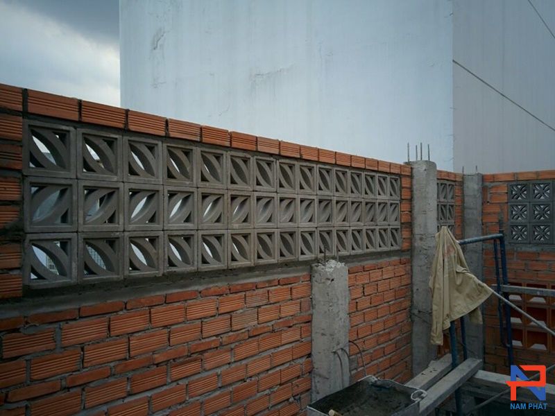 hướng dẫn thi công gạch thông gió