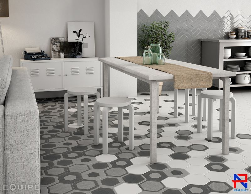 GẠCH BÔNG LỤC GIÁC - VẬT LIỆU TRANG TRÍ MỚI CHO NGÔI NHÀ