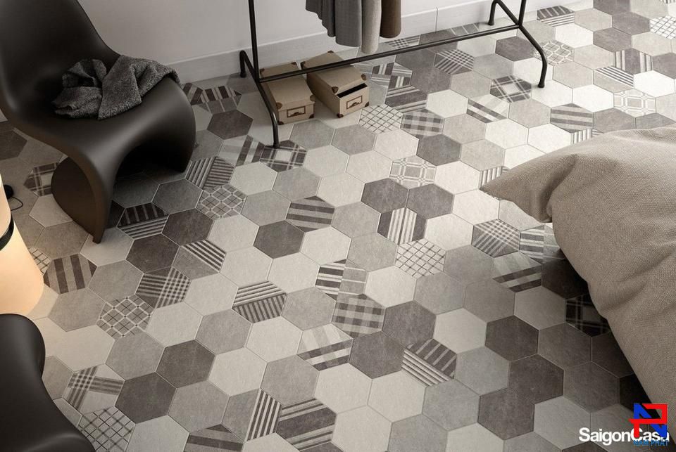 ​GẠCH BÔNG LỤC GIÁC LÁT NỀN – ĐIỂM NHẤN CHO KHÔNG GIAN THÊM MỚI MẺ