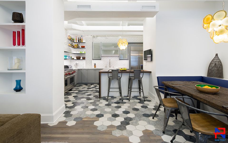 ​GẠCH BÔNG LỤC GIÁC LÁT NỀN – ĐIỂM NHẤN CHO KHÔNG GIAN THÊM MỚI MẺ