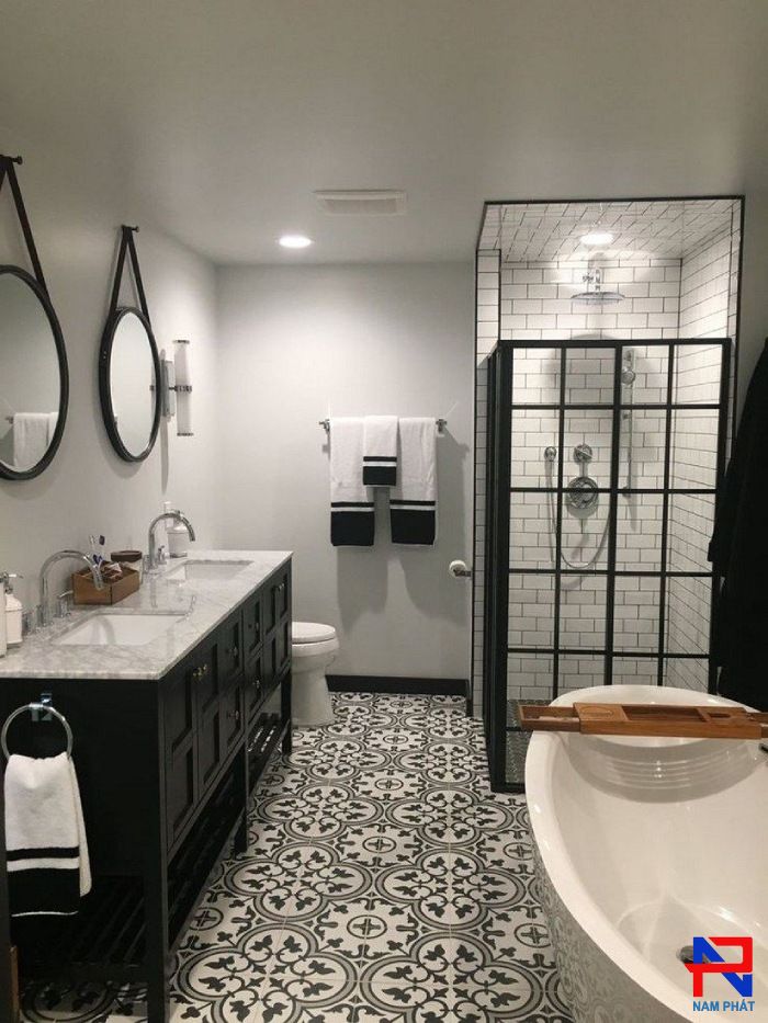 Sự Kết Hợp Độc Đáo Giữ Gạch Thẻ Và Gạch Trang Trí Khác