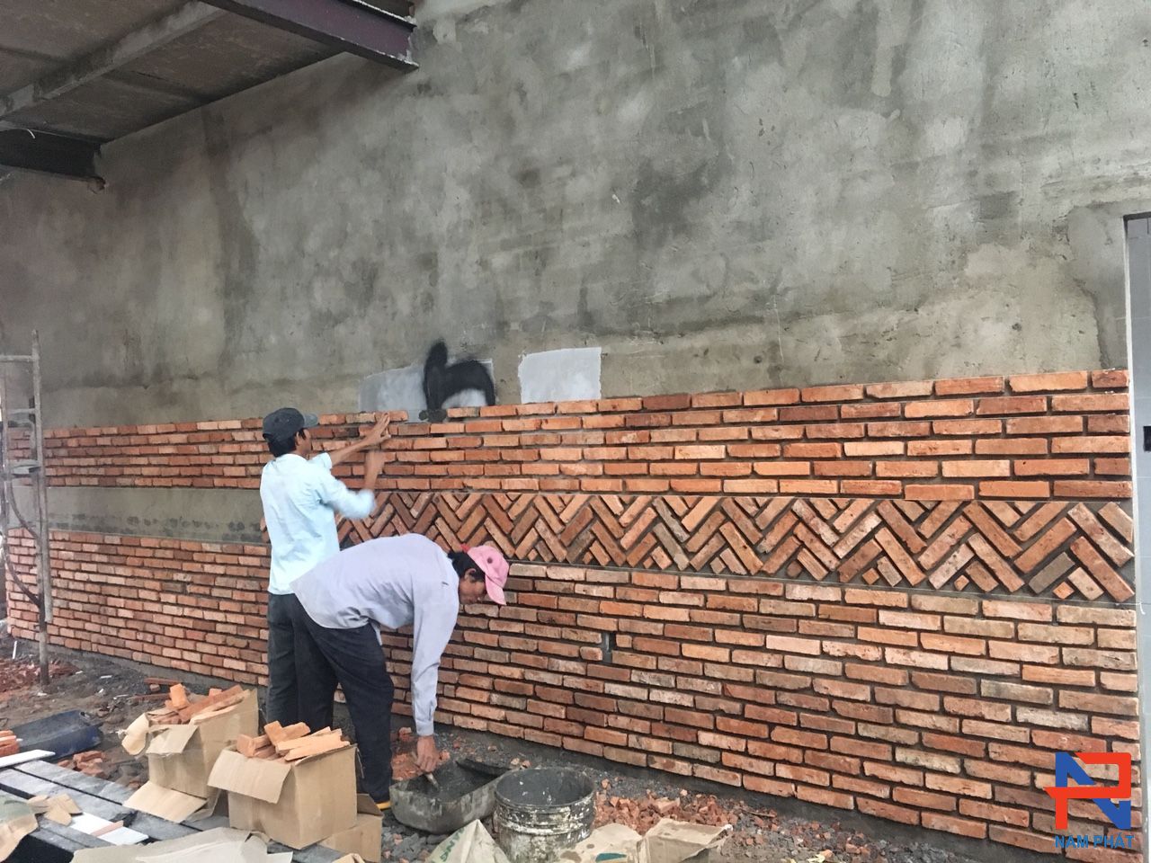 gạch thẻ ốp tường